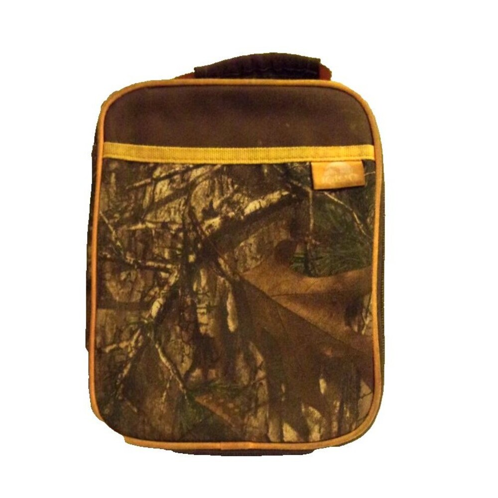 Igloo Camouflage Lunch Bag Zip Around Insulated Pockets Fabric Lightweight